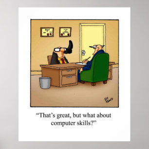 Funny Business Office Humor Poster