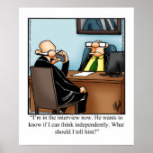Funny Business Office Humor Poster (Voorkant)