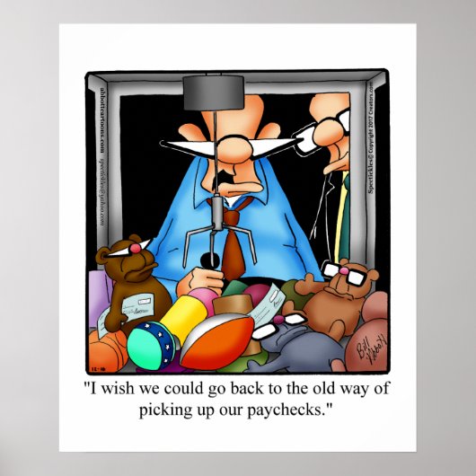 Funny Business Office Humor Poster (Voorkant)