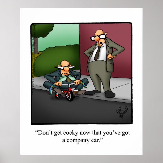 Funny Business Office Humor Poster (Voorkant)