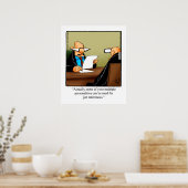 Funny Business Office Humor Poster (Keuken)