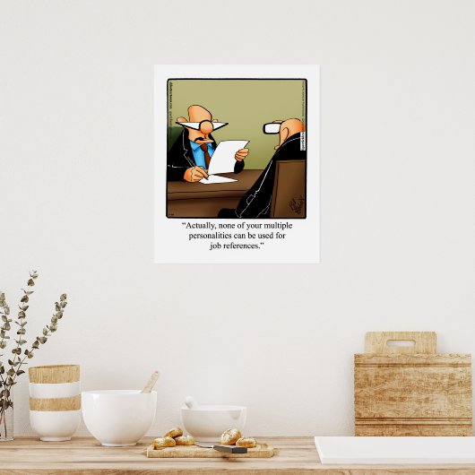 Funny Business Office Humor Poster (Keuken)