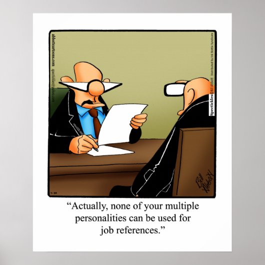 Funny Business Office Humor Poster (Voorkant)
