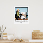 Funny Business Office Humor Poster (Keuken)