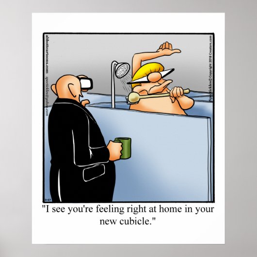 Funny Business Office Humor Poster (Voorkant)