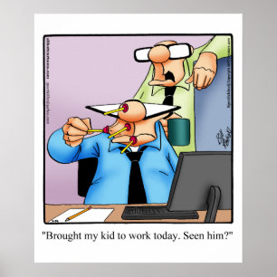 Funny Business Office Humor Poster