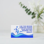 Funny Business Personal Investigation Card Visitekaartje (Staand voorkant)