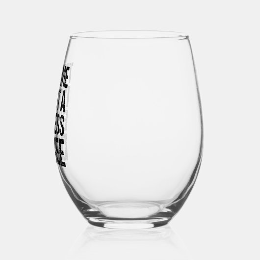 Funny Business School Afstuderen College Afstudere Wijnglas Zonder Voet (Links)