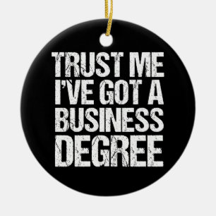 Funny Business School Afstuderen Keramisch Ornament
