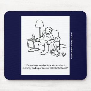 Funny Business Stock Market Mousepad Gift Muismat