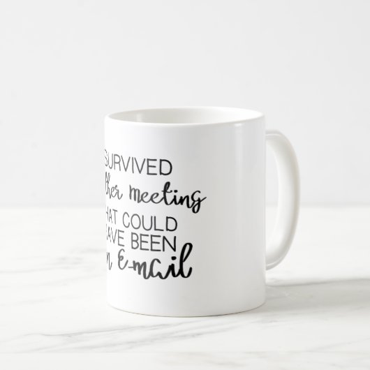 Funny Business Teacher Coffee Mok (Voorkant rechts)