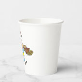 Funny Busy Waitress Overworked Server Papieren Bekers (Links)