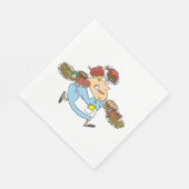 Funny Busy Waitress Overworked Server Servet (Hoek)