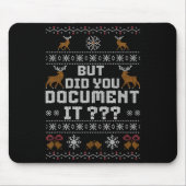 Funny But Did You Doent It Holiday Office Ugly Chr Muismat (Voorkant)