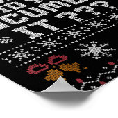 Funny But Did You Doent It Holiday Office Ugly Chr Poster (Hoek)