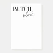 Funny Butch Masc Lesbian Wife Gift Anniversary Post-it® Notes (Voorkant)
