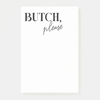 Funny Butch Masc Lesbian Wife Gift Anniversary  Post-it® Notes