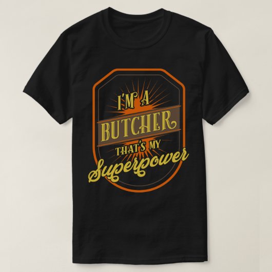 Funny Butcher T-shirt (Design voorkant)