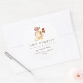 Funny Butt Nugget Farm Coop Egg Carton Label (Envelop)