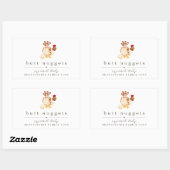 Funny Butt Nugget Farm Coop Egg Carton Label (Vel)