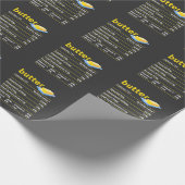 Funny Butter Nutrition Feit Food Fat Humor Cadeaupapier (Hoek)