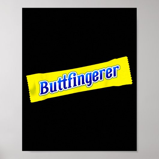 Funny Buttfingerer Inappropriate Offensive Adult D Poster (Voorkant)