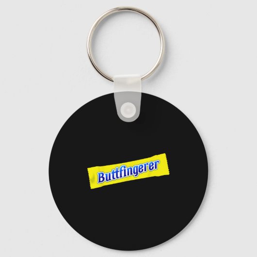 Funny Buttfingerer Inappropriate Offensive Adult D Sleutelhanger (Voorkant)
