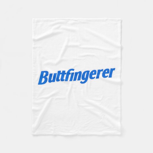 Funny Buttfingerer Tee Butt Fingerer Halloween Emb Fleece Deken (Voorkant)