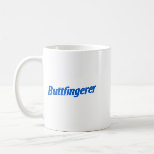 Funny Buttfingerer Tee Butt Fingerer Halloween Emb Koffiemok (Links)