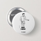 Funny - BUTTON (Voorkant /achterkant)