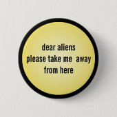 Funny Button Aliens Meme (Voorkant)