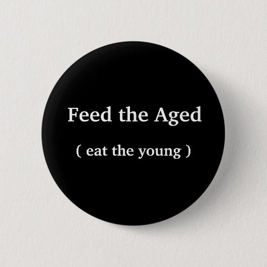 Funny Button - 'Diervoed the Aged' (eet de jongen (Voorkant)