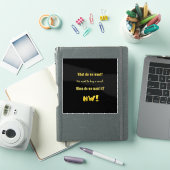 Funny Buy a Vowel — Now! Sticker (iPad Cover)