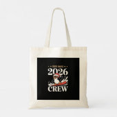 Funny Bye 2025 2026 Crew New Year Friends Squad Tote Bag (Achterkant)