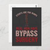 Funny Bypass Open Heart Surgery Recovery Gift Briefkaart (Voorkant / Achterkant)