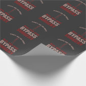 Funny Bypass Open Heart Surgery Recovery Gift Cadeaupapier (Hoek)