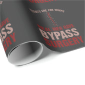 Funny Bypass Open Heart Surgery Recovery Gift Cadeaupapier (Rol Hoek)