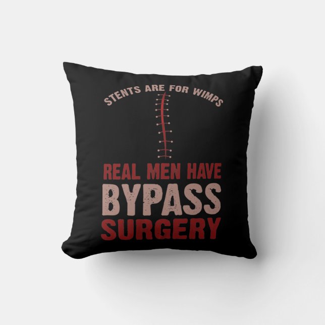 Funny Bypass Open Heart Surgery Recovery Gift Kussen (Voorkant)