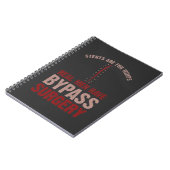Funny Bypass Open Heart Surgery Recovery Gift Notitieboek (Linkerzijde)