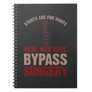 Funny Bypass Open Heart Surgery Recovery Gift Notitieboek