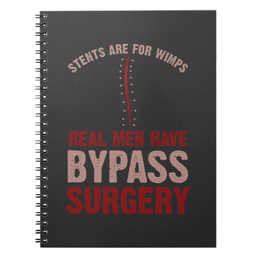 Funny Bypass Open Heart Surgery Recovery Gift Notitieboek (Voorkant)