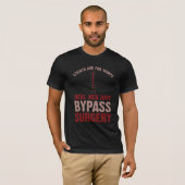 Funny Bypass Open Heart Surgery Recovery Gift T-shirt (Voorkant volledig)