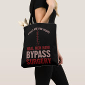 Funny Bypass Open Heart Surgery Recovery Gift Tote Bag (Dichtbij)