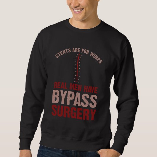 Funny Bypass Open Heart Surgery Recovery Gift Trui (Voorkant)