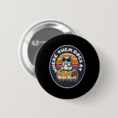 Funny Byrn Hunt - Schattigee rat met zonnebrillen Ronde Button 5,7 Cm (Voorkant /achterkant)