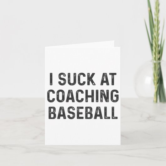 Funny Bysebyll Coach Kaart (Voorkant)
