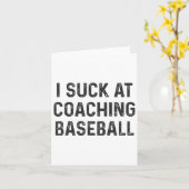 Funny Bysebyll Coach Kaart (Gele Bloem)