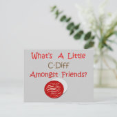 Funny C-Diff Zurse T-Shirts & Gifts Briefkaart (Staand voorkant)