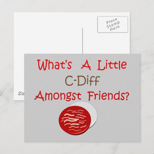 Funny C-Diff Zurse T-Shirts & Gifts Briefkaart (Voorkant / Achterkant)
