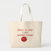 Funny C-Diff Zurse T-Shirts & Gifts Grote Tote Bag (Voorkant)